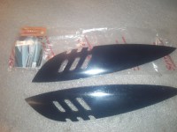 Накладки на фары реснички тюнинг пластмасса